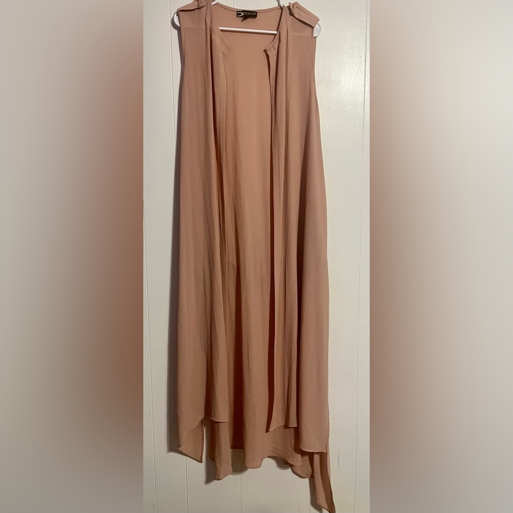 Neutral colored cover up. Size XS